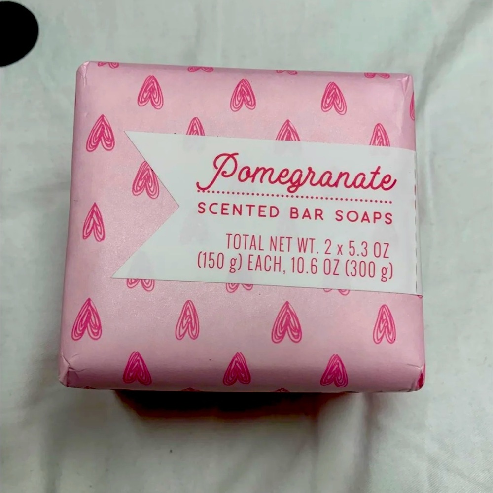 Pomegranate scented bar soaps